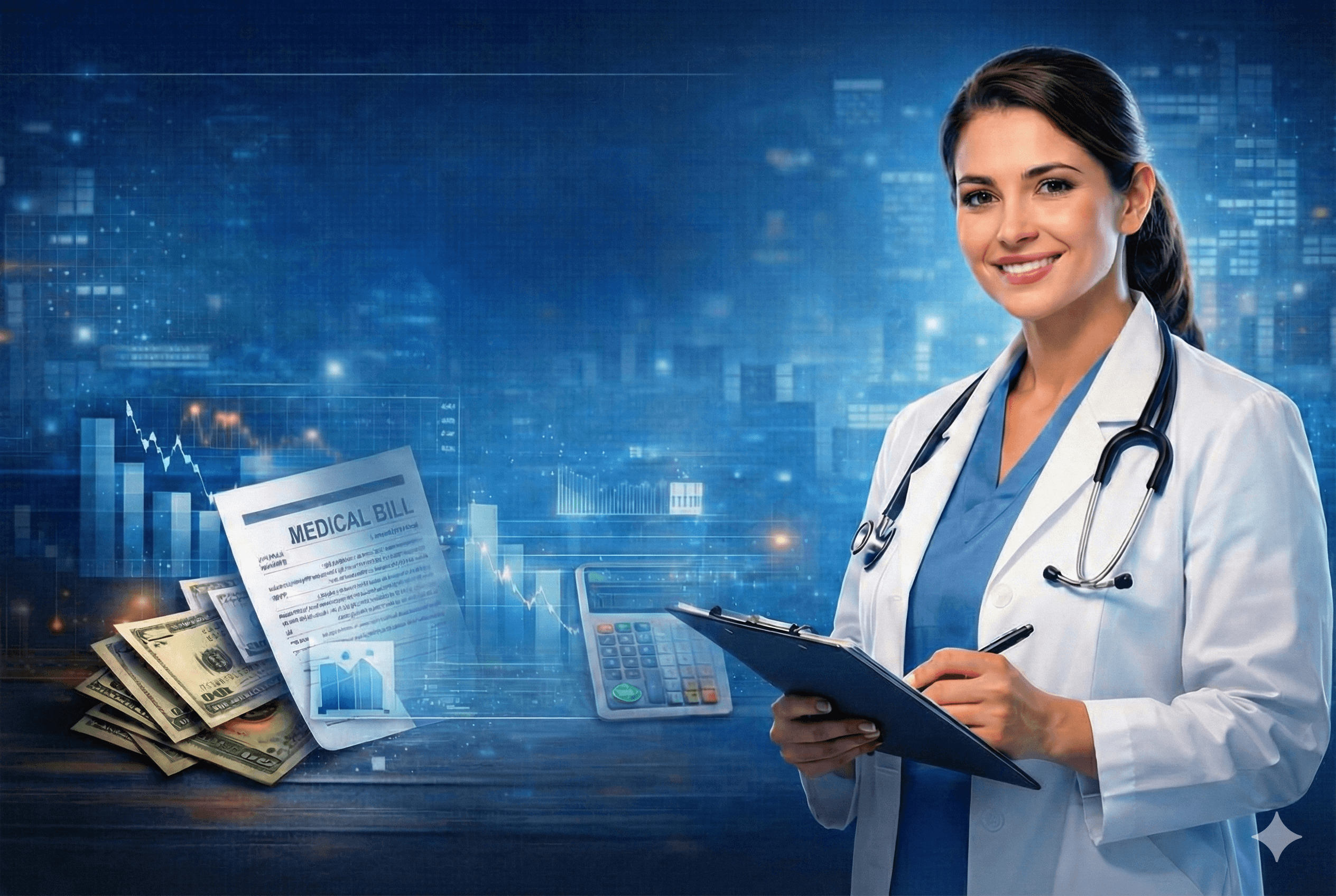 Medical Professional using RCM tools